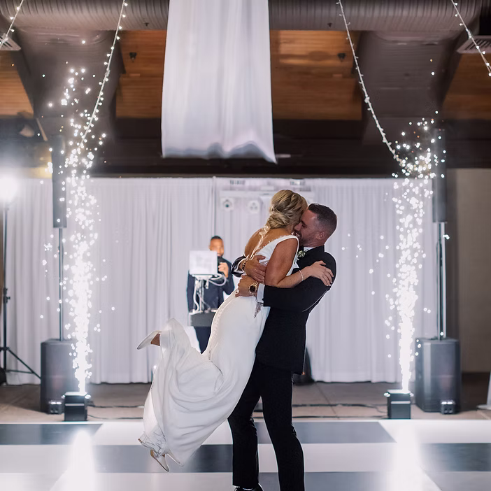 Cold sparks during first dance